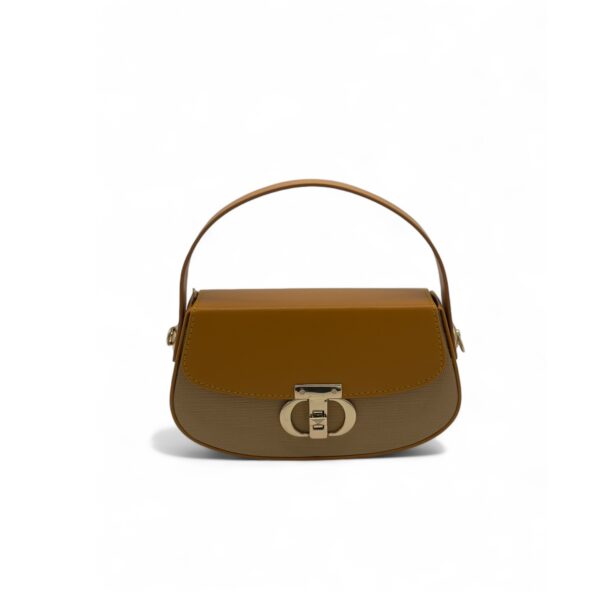 Elegant ladies top handle handbag with gold clasp – Maryamz Collection
